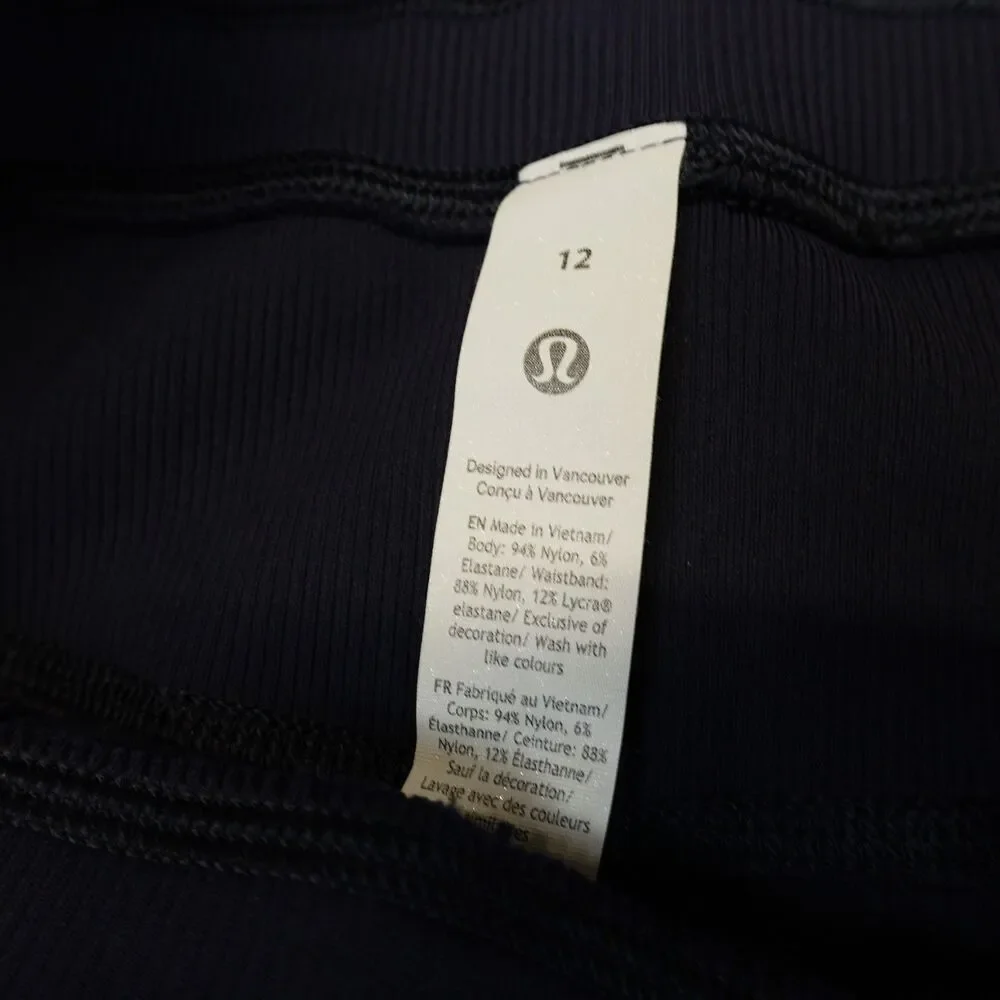 lululemon athletica size shopping message